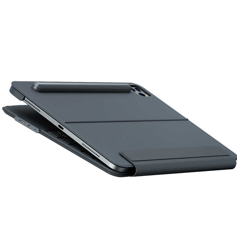 Benks KB02 iPad Pro 12.9 2021 (5.Nesil) Kablosuz Klavyeli Tablet Kılıfı - 8 Benks KB02 iPad Pro 12.9 2021 (5.Nesil) Kablosuz Klavyeli Tablet Kılıfı - 8